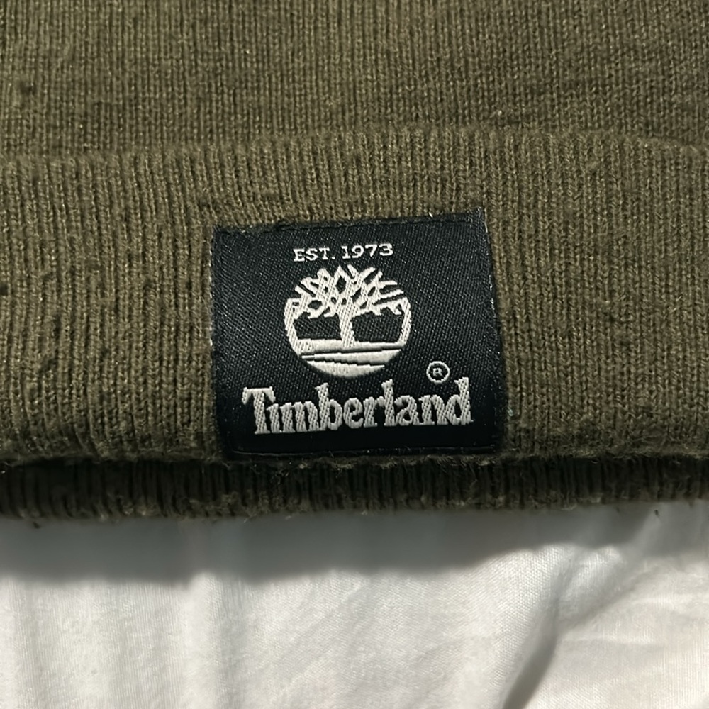 Like New Timberland Green Beanie - Picture 2 of 4